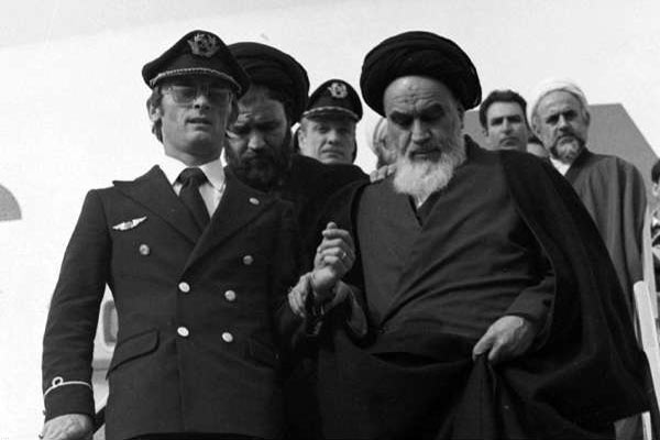 عکس ورود امام خمینی به ایران