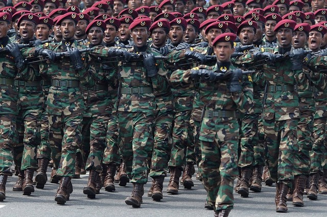 رژه ارتش سریلانکا