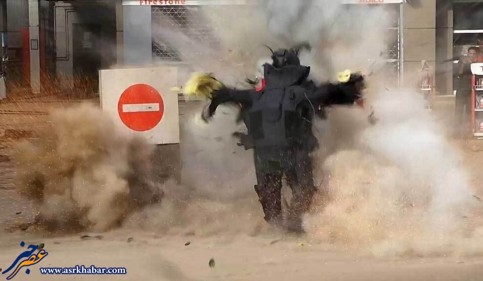 تصویر حیرت انگیز از لحظه انفجار بمب