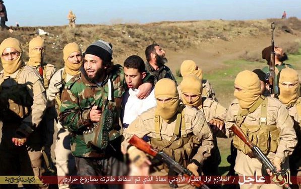 عکس داعش خلبان اردنی جنایات داعش اخبار داعش