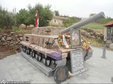قبر یک نظامی سوری (عکس)