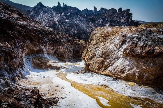 دشتی بوشهر و زیبایی کوه های نمک (عکس)