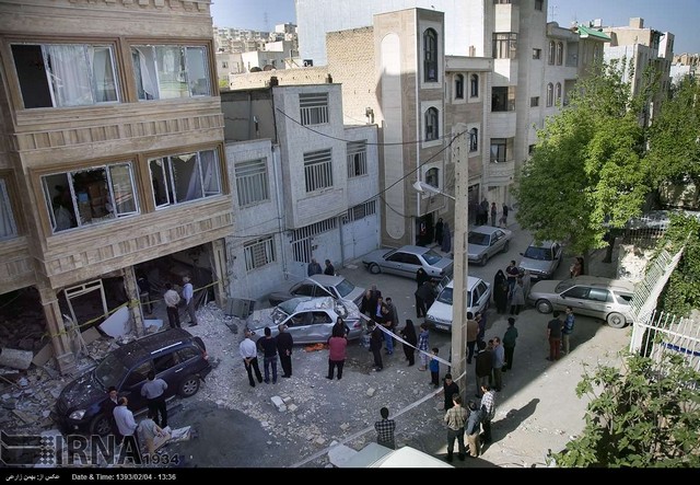انفجار گاز در یک واحد مسکونی - کرمانشاه (عکس)