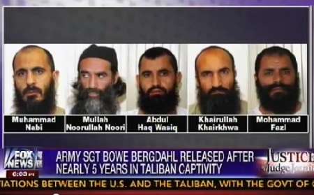  آزادی یک سرباز آمریکایی دربند طالبان مقابل 5 زندانی گوانتانامو / ملاعمر:‌این یک پیروزی بزرگ است 