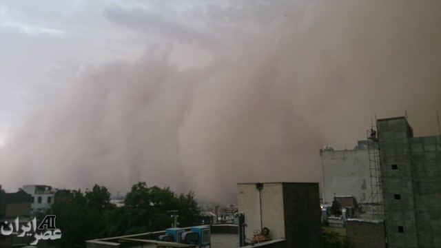 گزارش تصویری کاربران از طوفان تهران