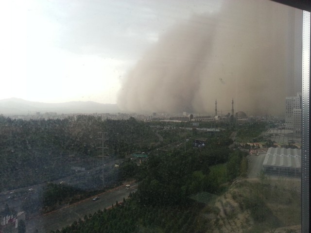گزارش تصویری 2 کاربران از طوفان تهران