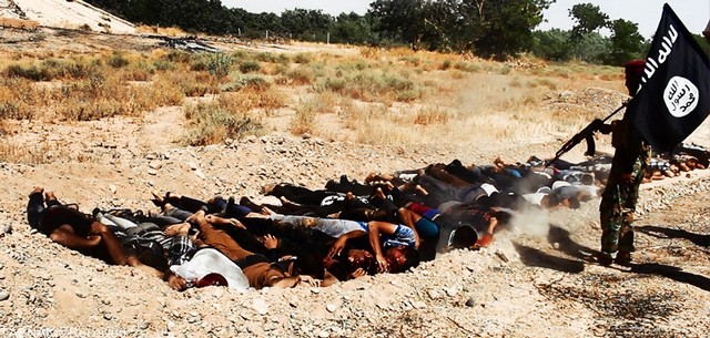تصاویر جنایت های وحشیانه داعش