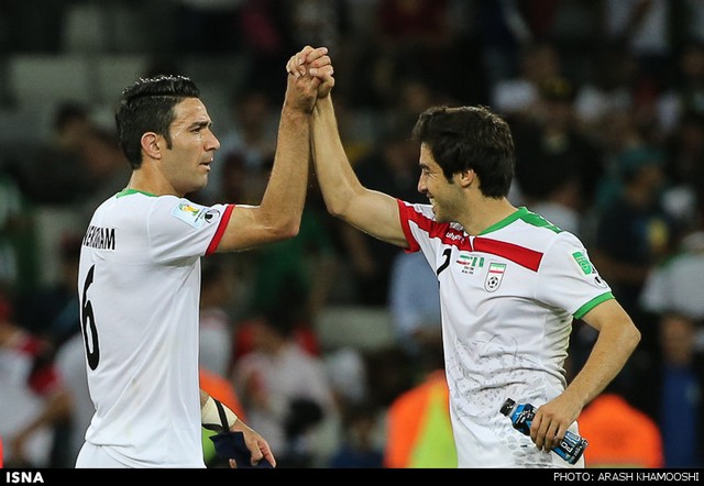 دیدار تیم‌های فوتبال ایران و نیجریه (عکس)