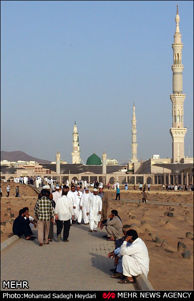 مسجد النبی درآستانه مبعث پیامبر (عکس)