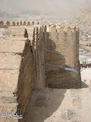 قلعه‌ای تاریخی فلک الافلاک در خرم آباد/ عکس کاربران