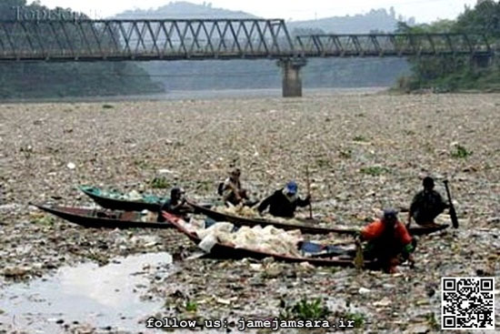 کثیف‌ترین رودخانه دنیا (عکس)