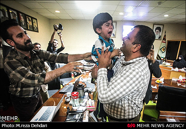 نجات گروگان 3 ساله در شیراز (عکس)