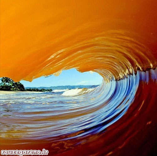 زیبایی امواج غول پیکر (+عکس)