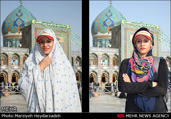 عکس های جالب زنان قبل و بعد از چادر(خیلی جالب) 4