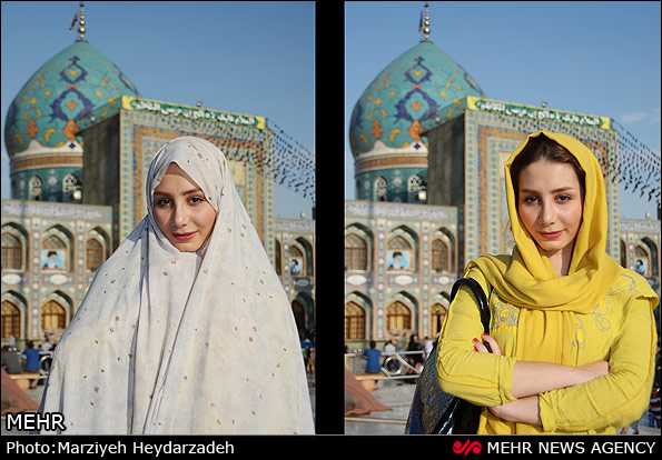 عکس های جالب زنان قبل و بعد از چادر(خیلی جالب) 1