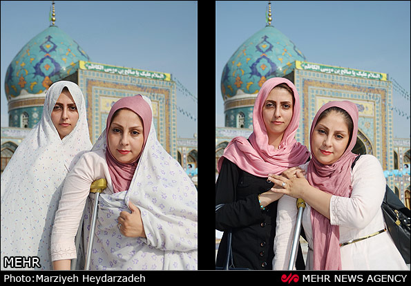 عکس های جالب زنان قبل و بعد از چادر(خیلی جالب) 