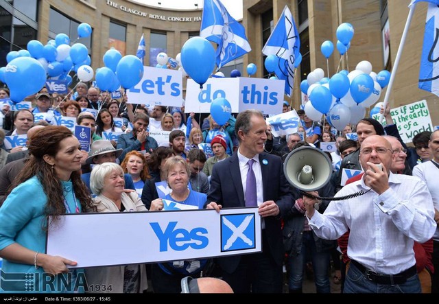 همه پرسی استقلال اسکاتلند (عکس)