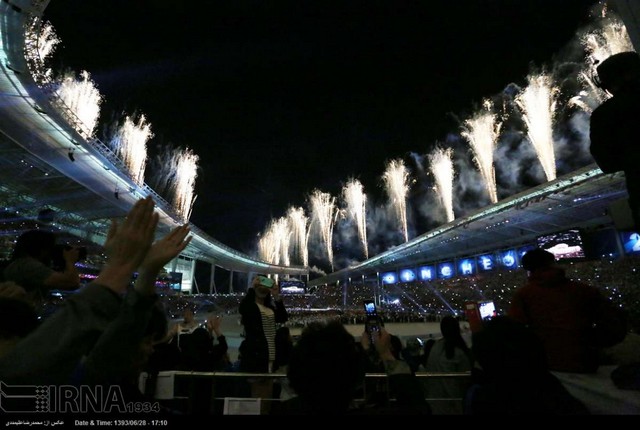 افتتاحیه بازی‌های آسیایی ۲۰۱۴ - اینچئون (عکس)