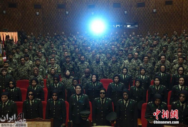مراسم فارغ التحصیلی سربازان زن افغانستان (عکس)