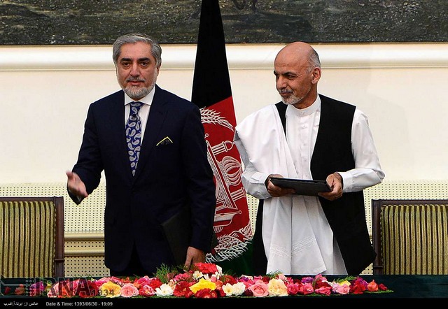 توافقنامه تشکیل دولت افغانستان (عکس)