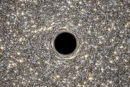 کشف یک سیاه چاله‌ بزرگ در فضا (+عکس)