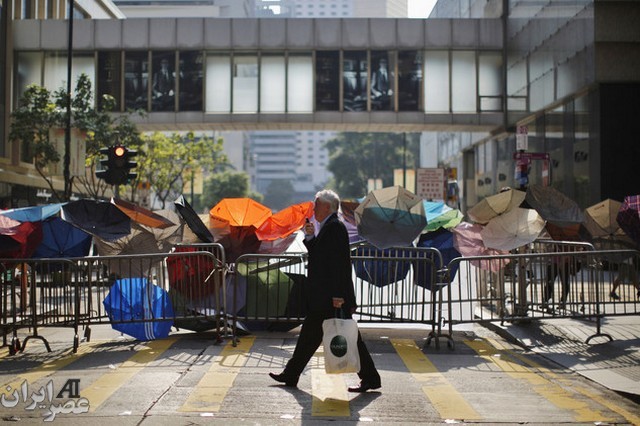 ادامه اعتراضات در هنگ کنگ به شیوه میدان التحریر: انتخابات نمایشی نمی خواهیم (+عکس)