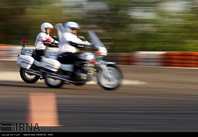 رقابت های موتورسواری سرعت ناجا (عکس)