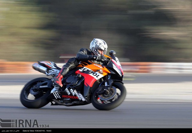 رقابت های موتورسواری سرعت ناجا (عکس)