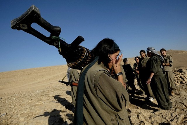 زنان چریک کرد در عراق (عکس)
