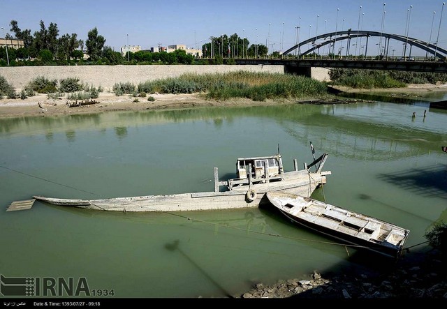 بحران آب در هندیجان خوزستان (عکس)