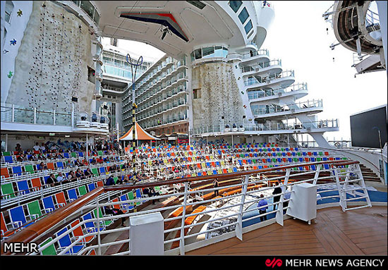 بزرگترین کشتی تفریحی جهان (عکس)