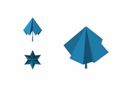چتری از اشکال هندسه (+عکس)