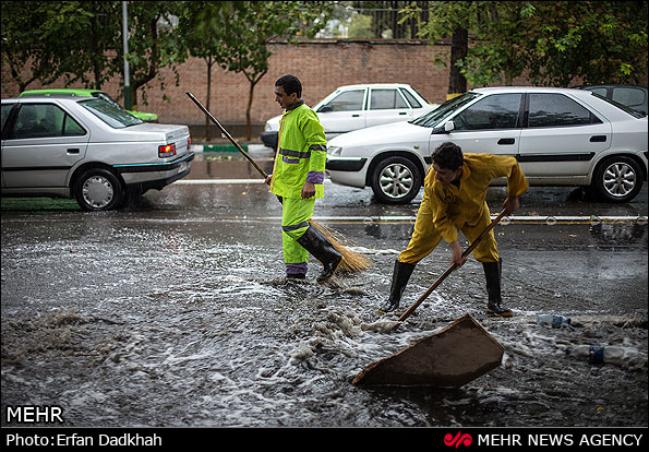 هوای بارانی تهران (عکس)