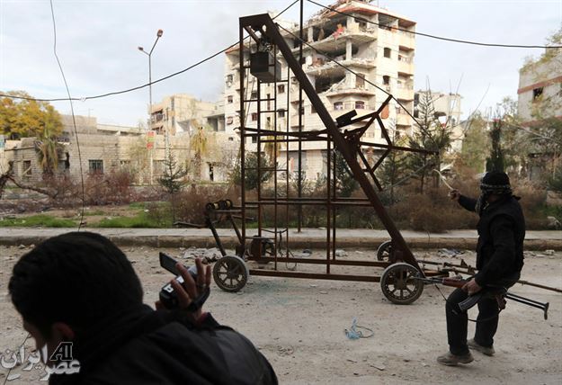 کارگاه های سلاح سازی مخالفان مسلح حکومت سوریه (+عکس)