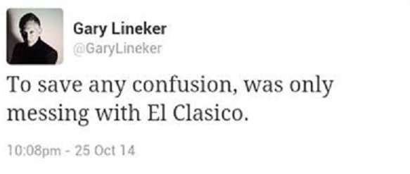 توییت «لینی کر» برای تحلیل ال کلاسیکو