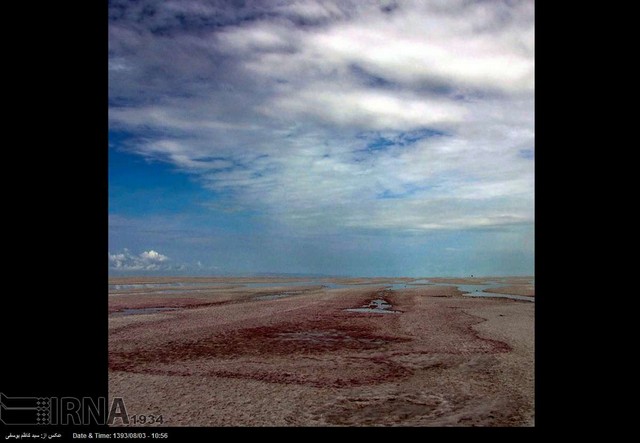 دریاچه ارومیه جان گرفت (عکس)
