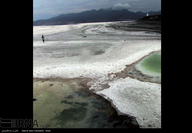 دریاچه ارومیه جان گرفت (عکس)