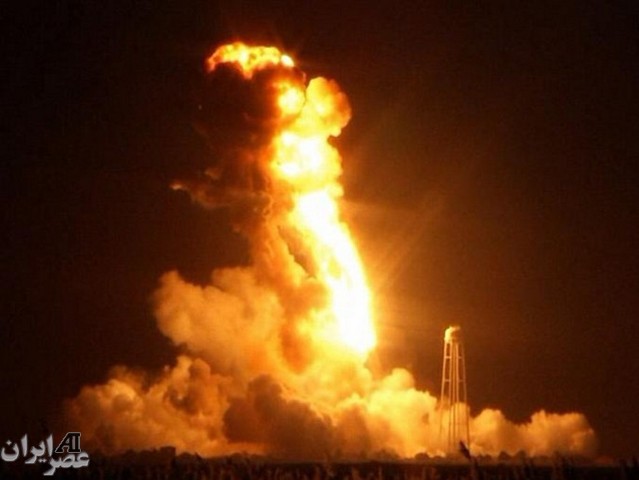 انفجار صاروخ أمیرکی بعد ثوان من إطلاقه للفضاء