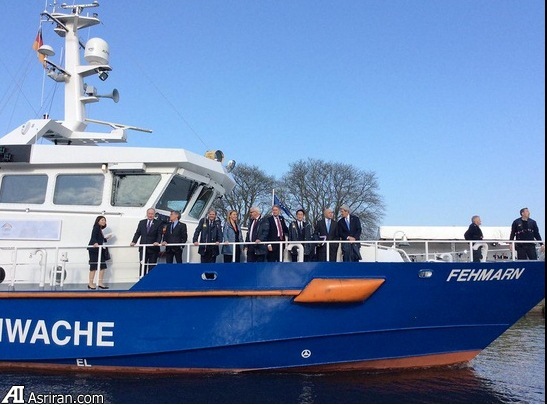 برگزاری جلسه وزیران خارجه گروه هفت در قایق(عکس)