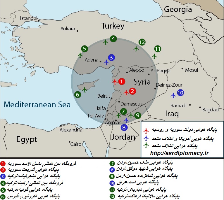 پوشش راداری اس ۴۰۰ روسیه در سوریه چقدر است؟ (+نقشه)