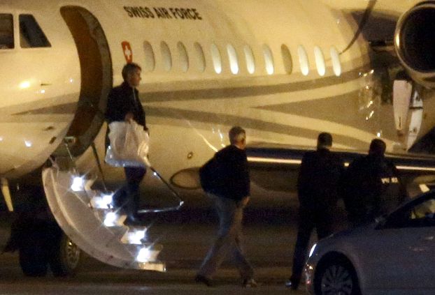 هواپیمای ویژه سوئیس برای انتقال زندانیان ایرانی - آمریکایی از ایران