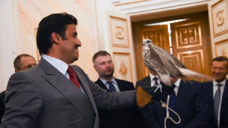 یک شاهین، هدیه پوتین به امیر قطر