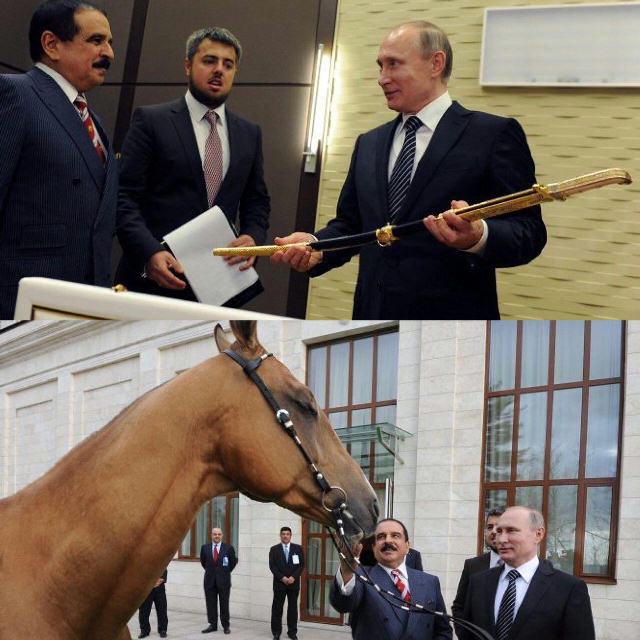 هدیه پوتین به پادشاه بحرین,هدیه پوتین به پادشاه بحرین (+عکس),پیکس لاو