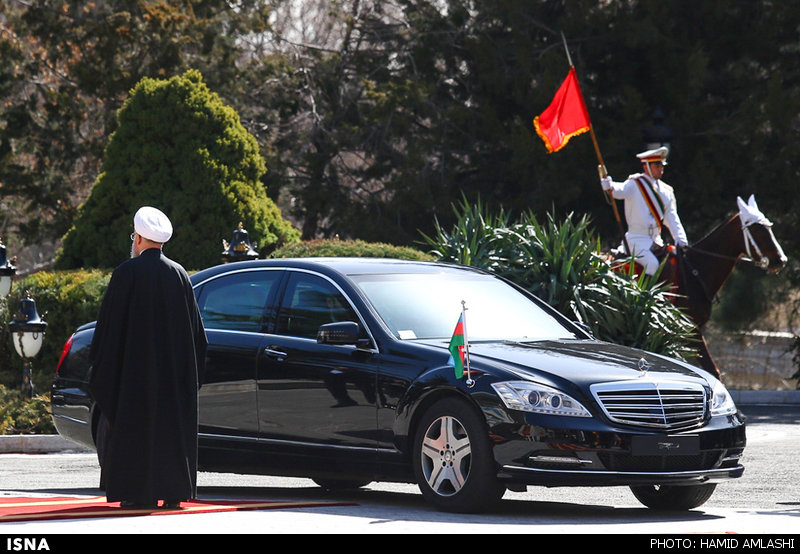 خودروی رئیس جمهور آذربایجان در تهران (عکس)