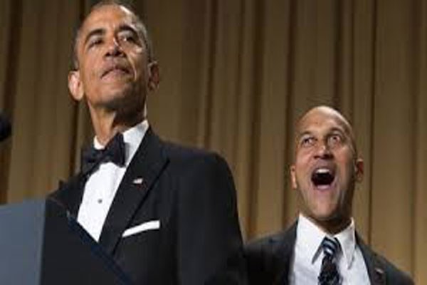 اجرای نمایش کمدی در هنگام سخنرانی اوباما
