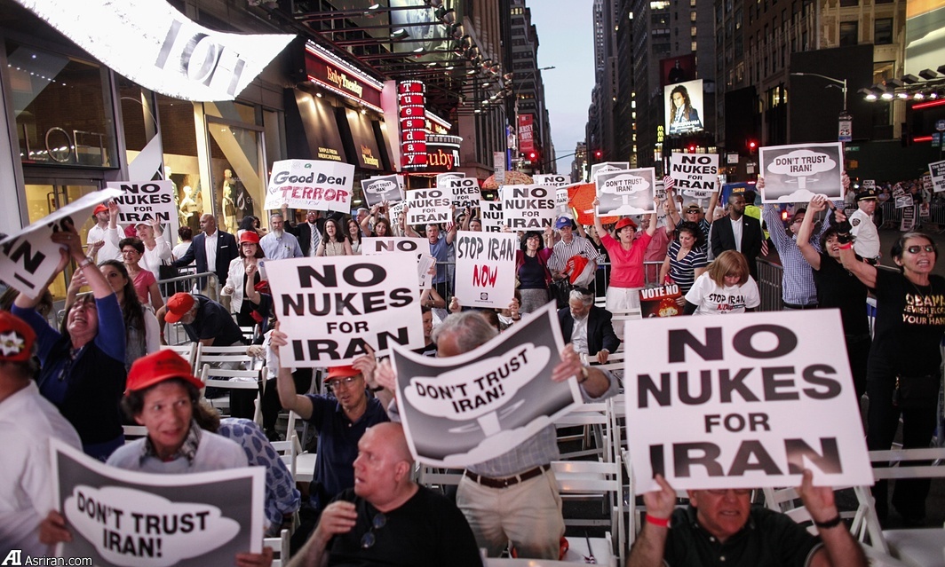 تجمع دلواپسان آمريکايي در نيويورک (+عکس)