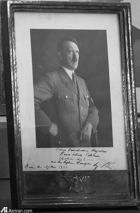 یادگاری «هیتلر» به «رضا شاه» (عکس)