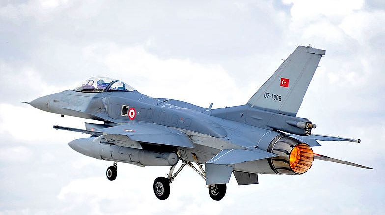 حملات جنگنده های ترکیه به داعش در سوریه
