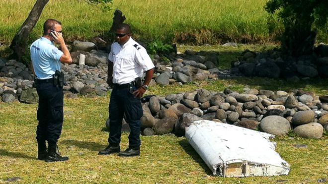 کشف قطعه ای از هواپیمای ناپدید شده مالزی در آفریقا