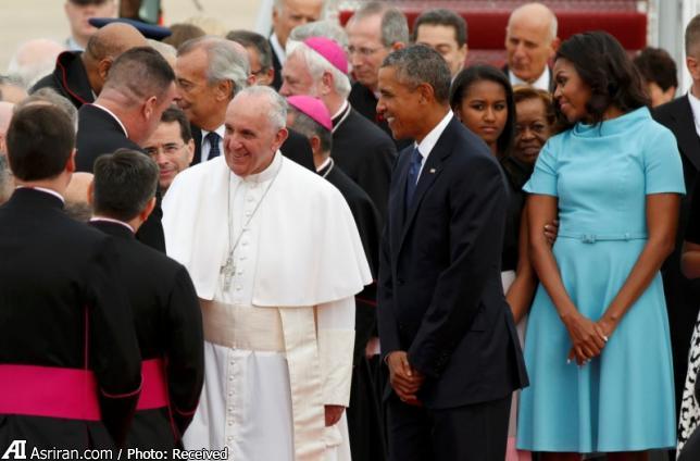 استقبال کم سابقه از پاپ در آمریکا (+عکس)
